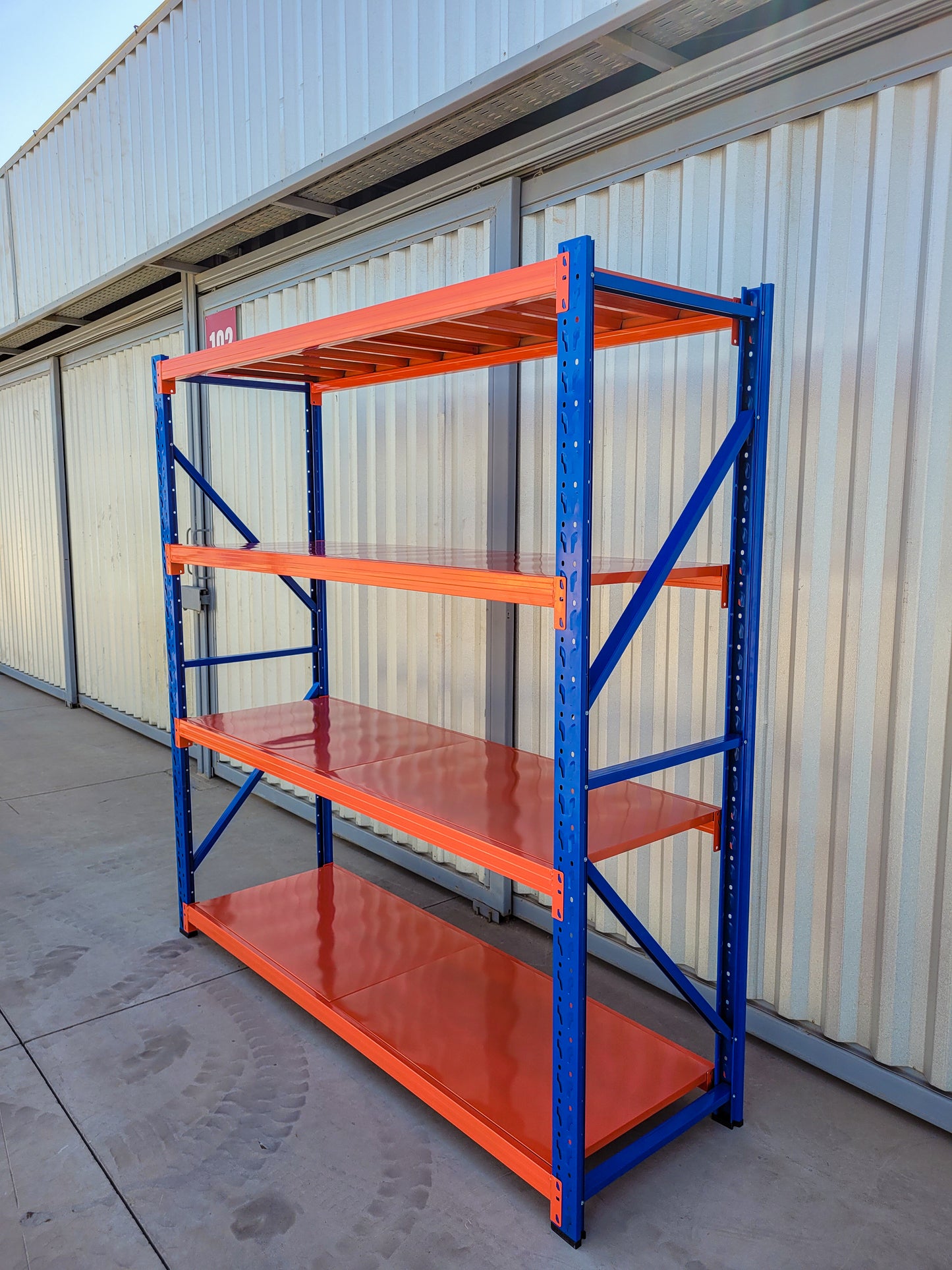 Rack Industrial 2000 Kilos Naranja/Azul — vista 2