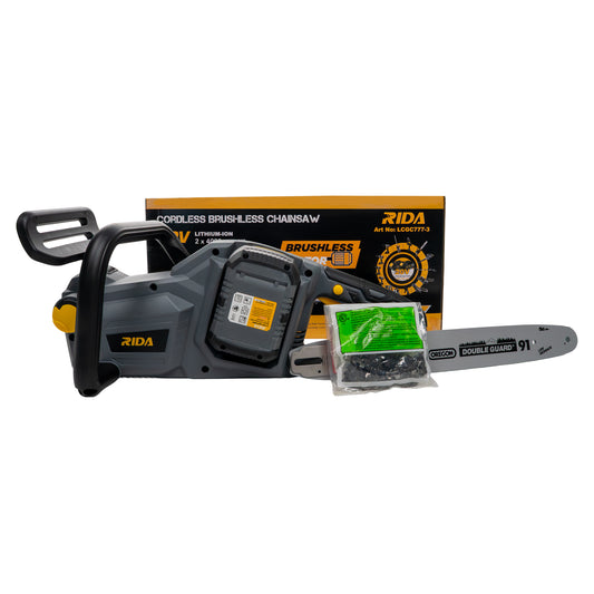 Motosierra Brushless 20V RIDA — vista 2