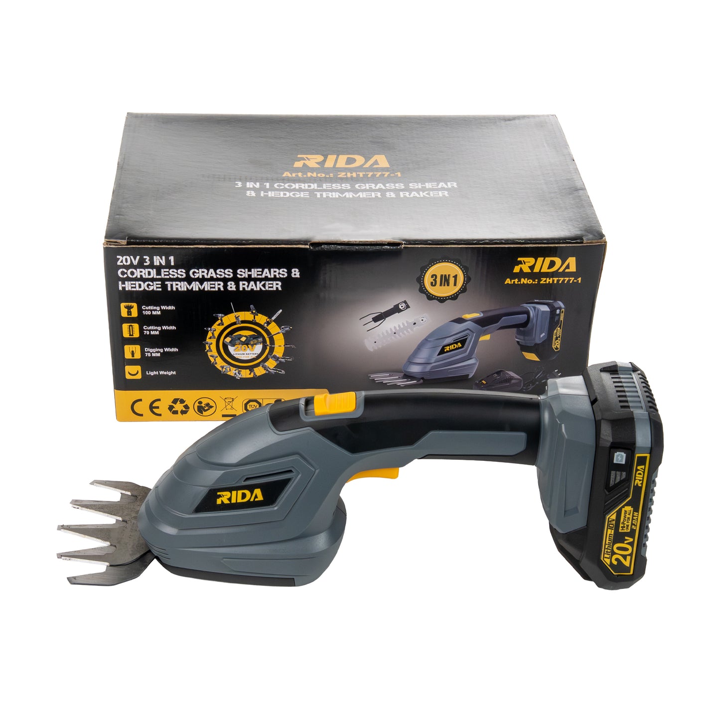 Mini Cortasetos 3 en 1 20V RIDA — vista 2