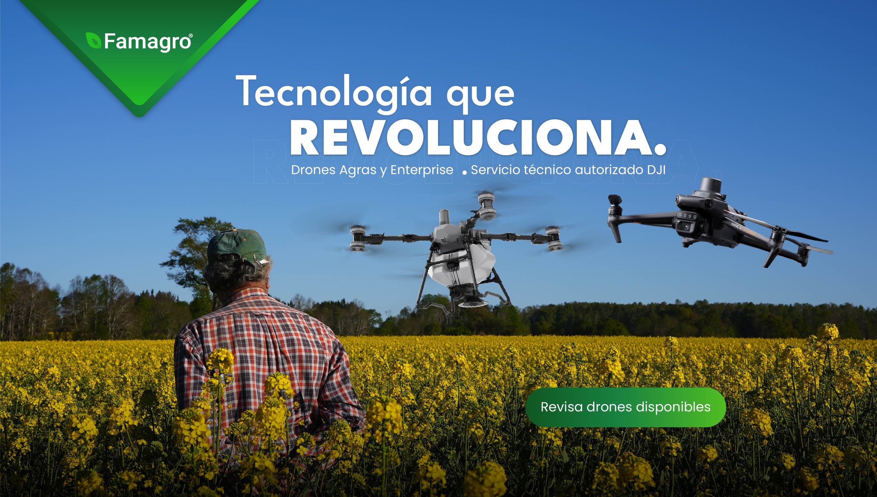 Tecnología que revoluciona: drones Agras y Enterprise, servicio técnico autorizado DJI