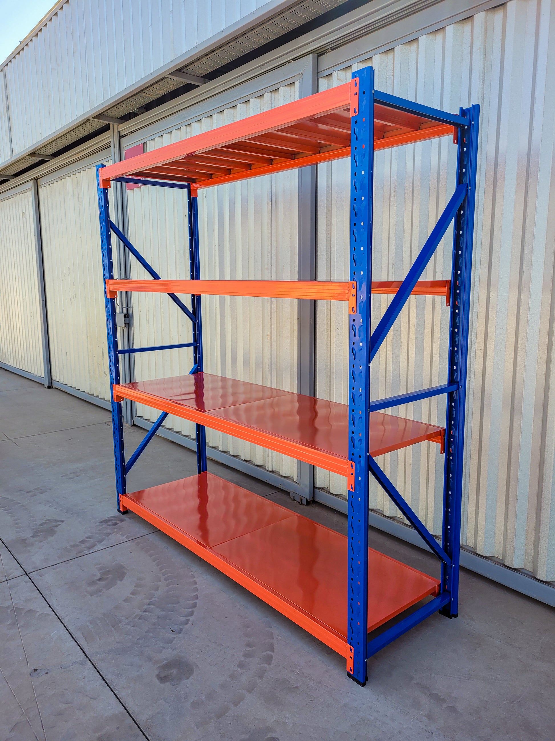 Rack Industrial 1200 Kilos Naranja/Azul — vista 2