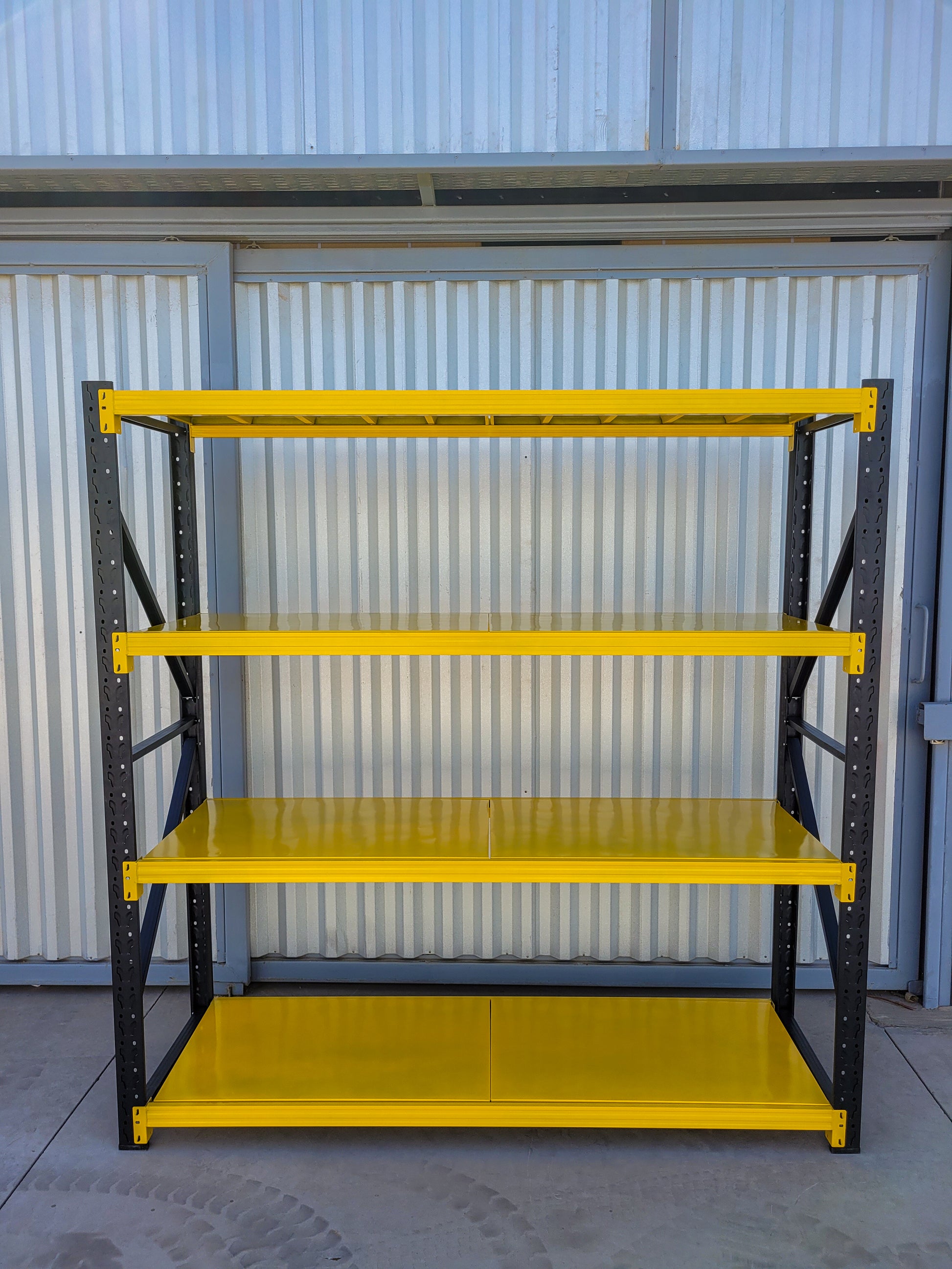 Rack Industrial 800 Kilos Amarillo/Negro — vista 3